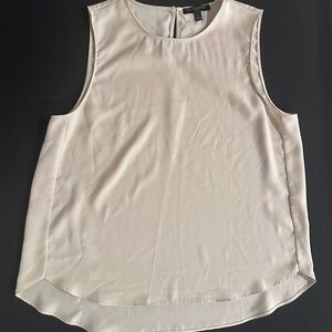 Banana Republic Cream Sleeveless Blouse